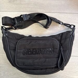 Steve Madden Black Belt Bag